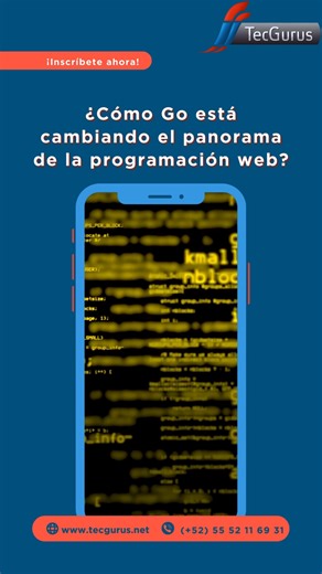 #SoyGuru dominando Go, transformando el desarrollo web con eficiencia y escalabilidad sin precedentes. #WebDev #FuturoDigital | Tec Gurus