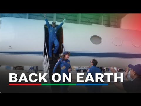 Artemis II crew arrives back in Houston to rousing welcome | ABS CBN News