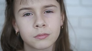 Tears Child Portrait Crying Little Girl Stock Footage Video (100% Royalty-free) 1025928857 | Shutterstock