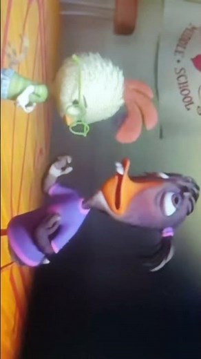 The Dragón King As The Toad And Abby Mallard As Rita Malone Flushed Away Versión #abbychickenlittle