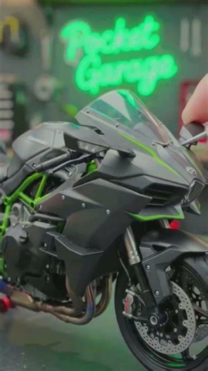 Miniature Ninja Kawasaki 🏍️ Build. #bikelife #asmr #viral