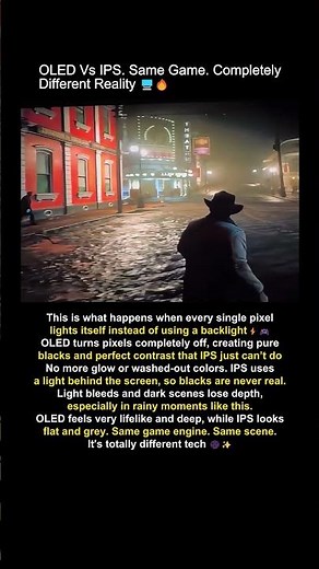 OLED vs IPS Gaming - You're Playing Two Different Games #gaming #monitor #oled
