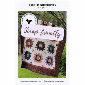 Country Wildflowers Quilt Printed Pattern - Etsy