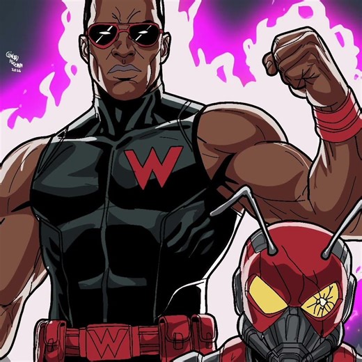 What if Photon Ant appeared in the Wonder Man Disney+ series? ⚡ #disneyplus #marvelstudios #fanart