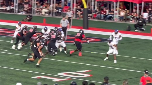 Redhawks first Touchdown at Houck Stadium of the 2025 season to take a 10-7 lead over North Alabama late in the 2nd quarter! | Todd Richards KFVS