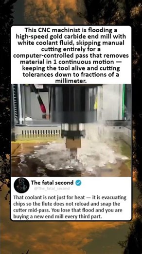 The computer runs the cutter — the operator just watches ⚙️💡