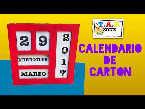 How to make a calendar - TAP ZONE