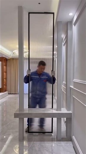 part 101.Satisfying Glass Panel Installation 🔧✨#shorts #viralvideo