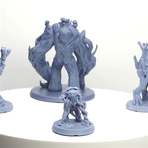 D&D Pathfinder Shambling Mound Blight Collection 1 | 28mm 32mm Living Forest Fantasy TTRPG Wargame Miniature Set | 4 Unique 8k Resin Minis - Etsy