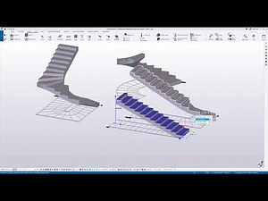 Tekla Structures - Concrete Stairs Tool: How to use