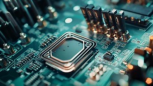 Microchip computer chip processor AI computation power PC mobile ARM programming silicon motherboard components circuit board tech technological advance computing progress development