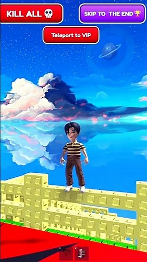 Denny Jumps from the Top! (Climb Stairs Roblox)