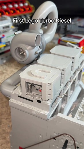 Build a LEGO Turbo Diesel Engine Model