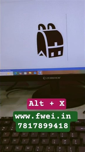 Bag Symbol in ms word | Ms word shortcuts without mouse | #computer #tranding #viral #shorts