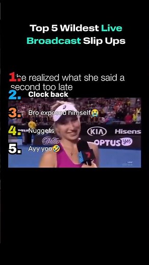 Top 5 Wildest Live Broadcast Slip Ups Ever💀