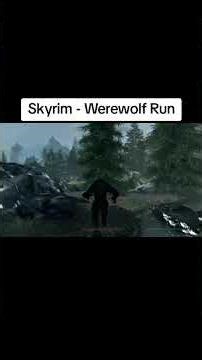 #skyrim #werewolf #run