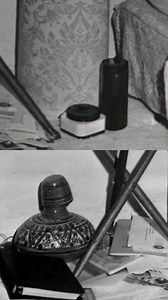 Yes, there WAS a glass, actually two. Trigger Alert: Marilyn Monroe Death Photo Yesterday, I answered a question I’ve been asked many times: “What happened to Marilyn’s bed and nightstand from her bedroom?” Considering the ongoing and never-ending (yet disproved) conspiracy theories around her death, this is an honest question representing natural curiosity around her death, and comments quickly turned to that topic. I continue to be surprised at the conviction some have that she was killed. Som