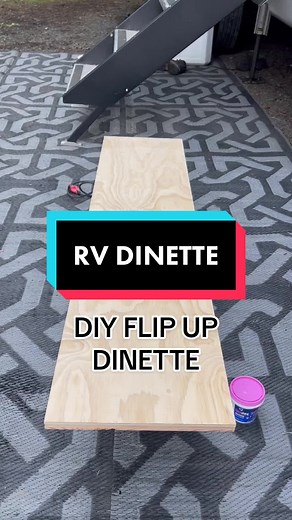 RV Flip-Up Dinette Upgrade for Your 5th Wheel | RV Table Makeover