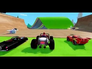 Kartun Spesial 3D // Film Kartun Mobil Balap MC QUEEN Bersama Donald BEBEK Main Bola