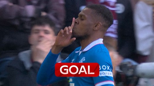 Hearts vs Rangers: Dujon Sterling gives Rangers huge lead against Hearts