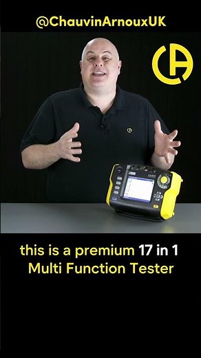 New Chauvin Arnoux Multi Function Tester CA 6117