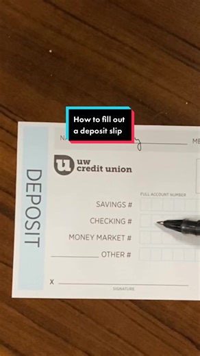 How to Fill Out a Bank Deposit Slip Tutorial