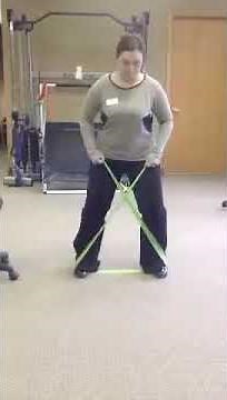 Sideways walking for hip strength - Theraband Exercises (OSI Physical Therapy)