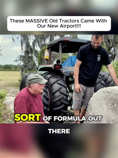 Massive Old Tractors Arrive at New Airport - Part 1