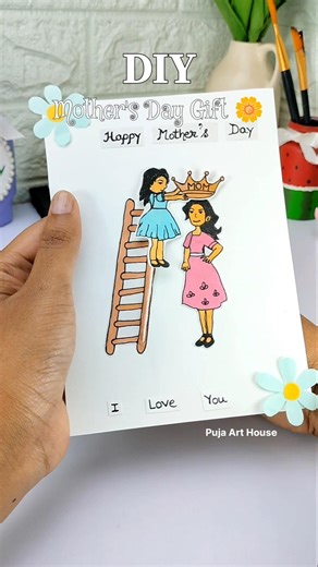 Diy mother's day gift ideas | mother's day card | #diy #gift #handmade #viralvideo #craft #mother