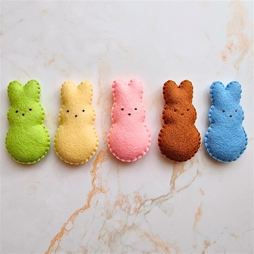 Felt Easter Peep & Egg Ornament Sewing Pattern BUNDLE (PDF) - Etsy Canada