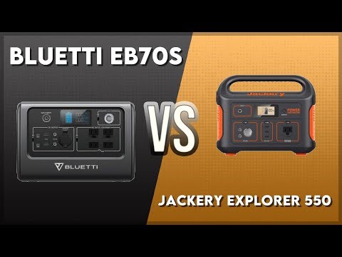 Bluetti EB70S vs Jackery Explorer 550 Technical Comparison