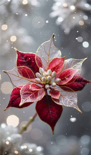 #AI動画 #AI花 #12月25日 #誕生花 #ポインセチア ポインセチア 花言葉 ・祝福 ・幸運を祈る ・私の心は燃えている Chat GPT参照 12月25日うまれの皆様 お誕生日おめでとうございます💐