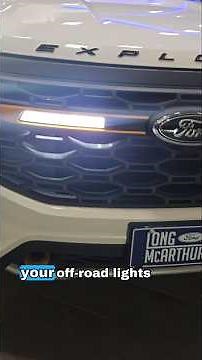 How to Turn on the Factory Off-Road Lights on Explorer Tremor