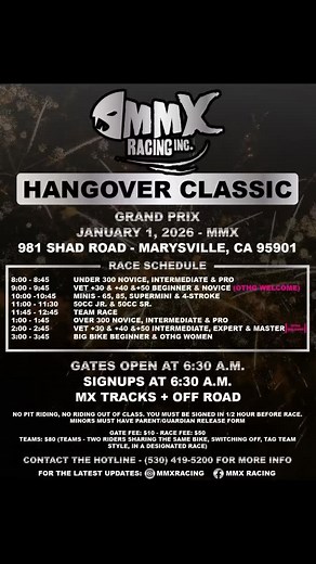 Ring in the new year @mmxracing | MMX Racing