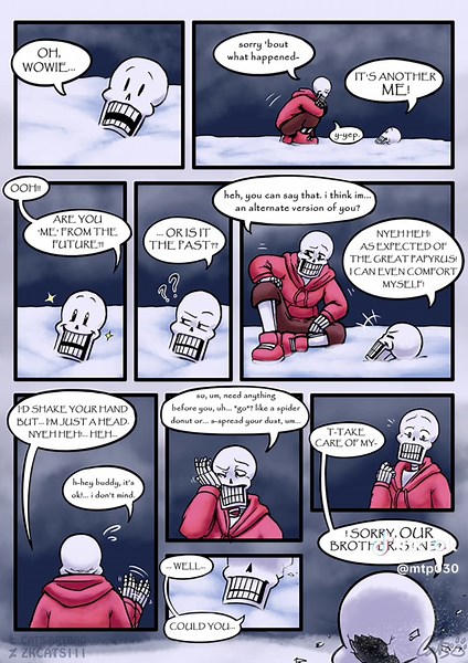 SwapOut! Check out the full comic on ZKCats! All voices are done by me, yours truly! #foryourpage #fyp #foryoupage #undertale #undertaleau #sans #papyrusundertale #sansundertale #underswap #swappapyrus #undertaleau #fypシ #fypツ #foryourpageviral