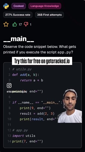 27% success rate 🤣🐍 #pythonprogramming
