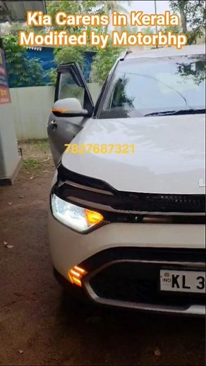 Kia Carens Kerala Gravity modified | LED Headlight Fog Light W Indicator