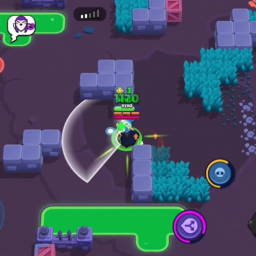 Bibi Takes on Teamers in Brawl Stars