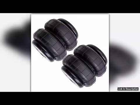 2500 lb single 12npt port air spring Bag Suspension Shock Strut Bellows Heavy Duty Standard 2500