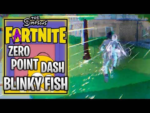 Fortnite The Simpsons Fartnite - Use Zero Point Dash After Consuming Blinky Fish