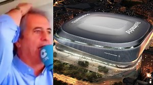 La reacción de Manolo Lama al ver el nuevo Bernabéu: "Es alucinante, pero parece un pabellón" | Tiempo de juego (Cadena COPE)