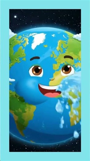 Earth in 40 Seconds! 🌍 | Fun Space Facts for Kids & Families #earth #kids #cartoon #facts #knowledge