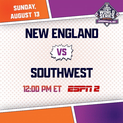 It's championship Sunday at the Little League Softball World Series! #LLWS | Little League