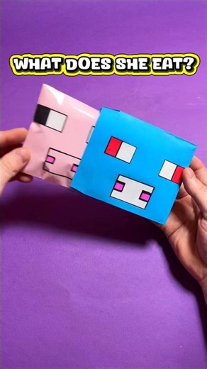What a Minecraft pig actually eats! #shorts #minecraft