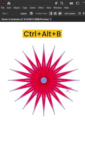 Flower in Adobe Illustrator cc Tutorial