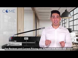 Authentic COME 9770EZ Paper Cutter 19Inch A2 19" Commercial Heavy Duty Guillotine Timmer Stack