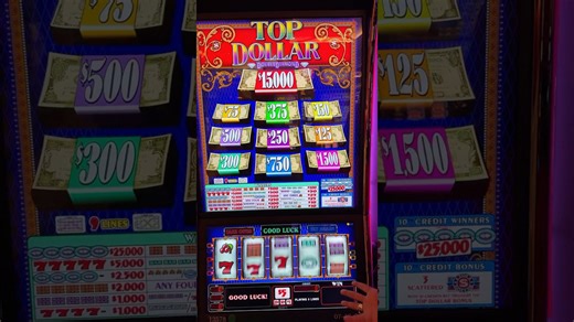 $50 spin on the brand new 5-reel Top Dollar #gambling #casino #slots #comedy