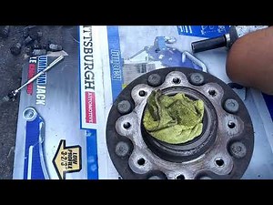 12 silverado 3500hd rear brakes and rotors replacement