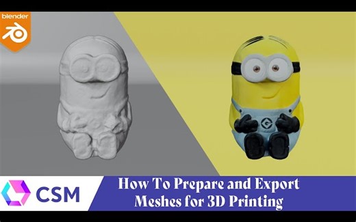 Common Sense Machines（CSM）官方使用教程：3D打印导出篇