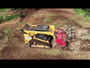 Mulching Cat 299D-XHP with BH74 Fecon